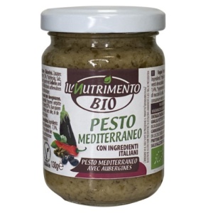 pesto aubergine med