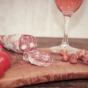 saucisson aux noisettes